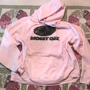 Mossy Oak pink Camouflage sweater Hoodie 2X